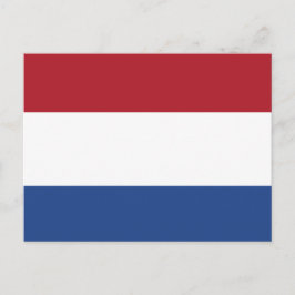 Nederländerna Flagga Vykort