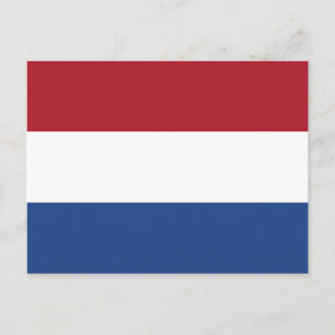 Nederländerna Flagga Vykort