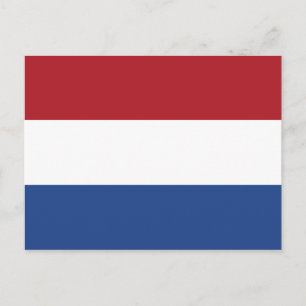 Nederländerna Flagga Vykort