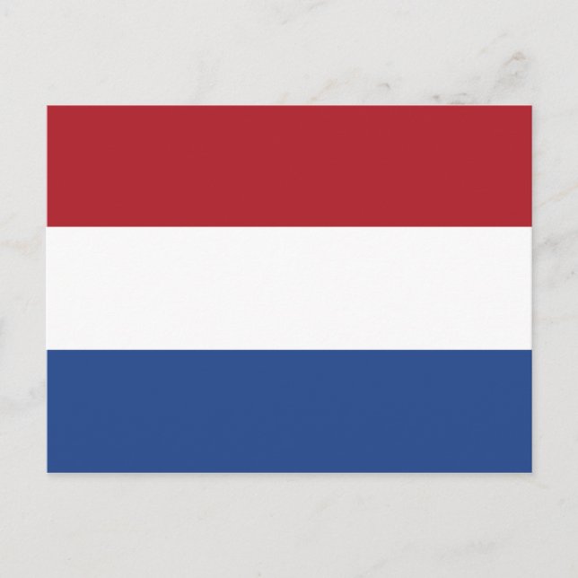 Nederländerna Flagga Vykort (Framsida)