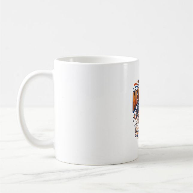 Nederländerna Fotboll 2026 Fotboll Bold Land Typog Kaffemugg (Vänster)
