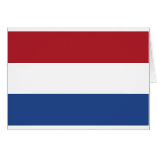 Nederländerna Holland Patriotic Mönster Hälsningskort