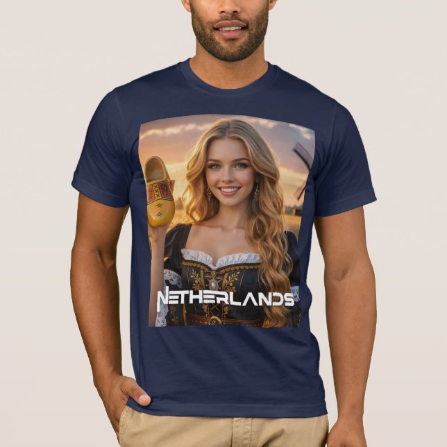 NEDERLÄNDERNA - HOLLÄNDSK T SHIRT (Framsida)