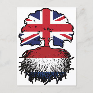Nederländerna Holländska Brittiska Storbritannien Vykort