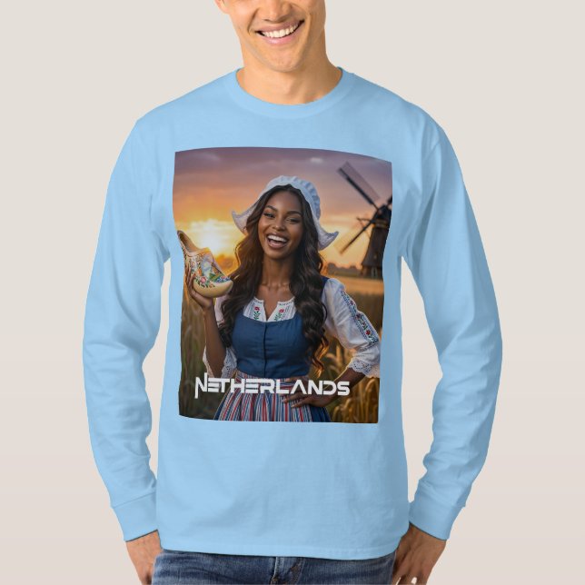 Nederländerna - Holländska T Shirt (Framsida)