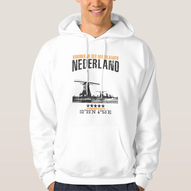 Nederländerna Hoodie (Framsida)