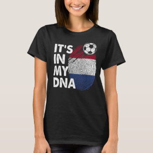 Nederländerna i My Dna Dutch Flagga Team Nederländ T Shirt