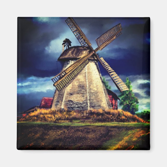 Nederländerna Kvarn Magnet (Framsidan)