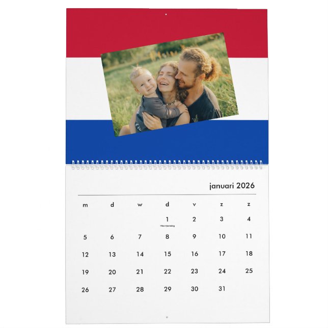 Nederländerna | Lägg till din Photo 2026 Holland-F Kalender (Jan 2026)