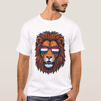 Nederländerna Lejon Holländska flaggan Holland Ora T Shirt