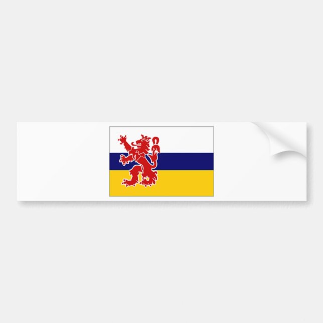 Nederländerna Limburg flagga Bildekal (Framsidan)