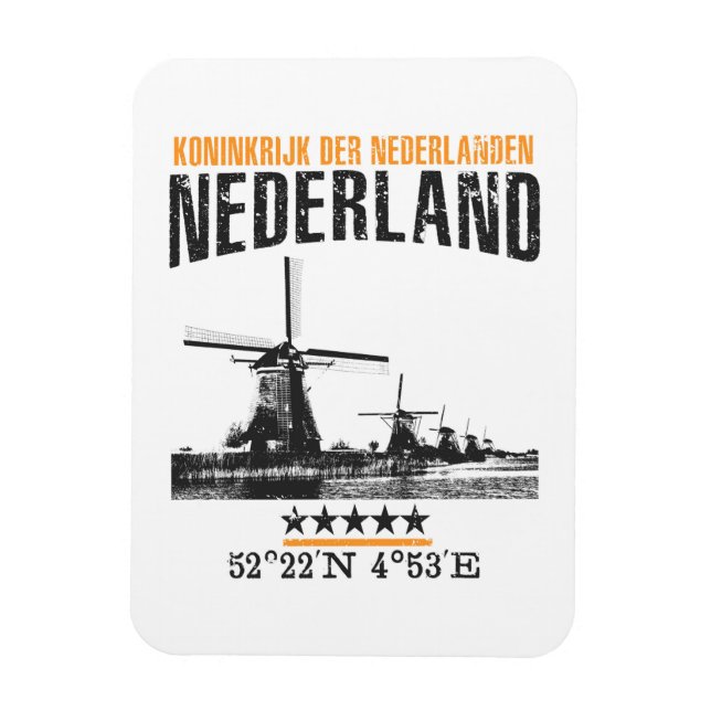 Nederländerna Magnet (Vertikal)