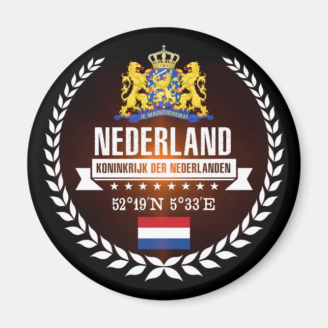 Nederländerna Magnet (Framsidan)