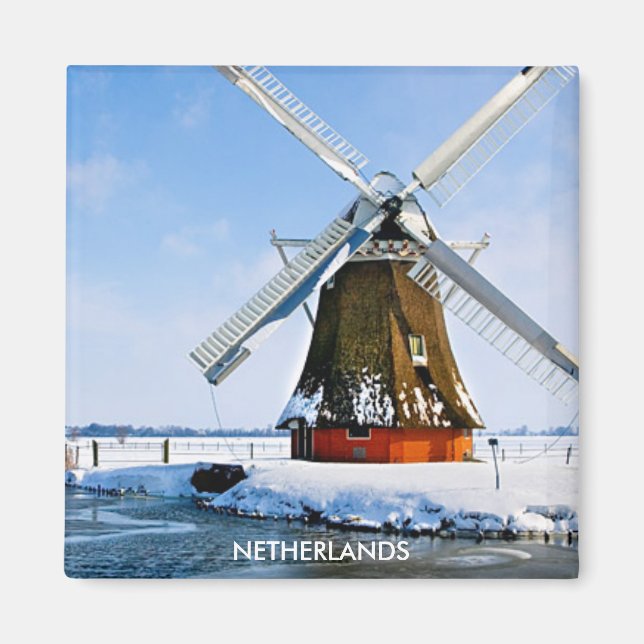 NEDERLÄNDERNA MAGNET (Framsidan)