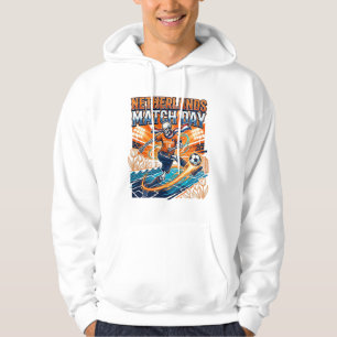 Nederländerna Matchdag Skelett Strumpor Nationer H Hoodie