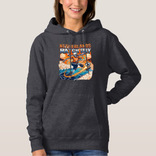 Nederländerna Matchdag Skelett Strumpor Nationer H T Shirt