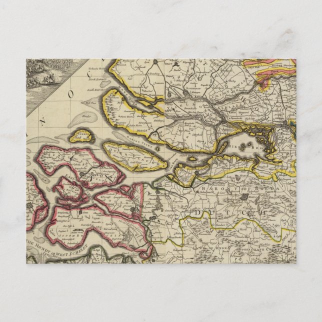 Nederländerna, norra vykort (Framsida)