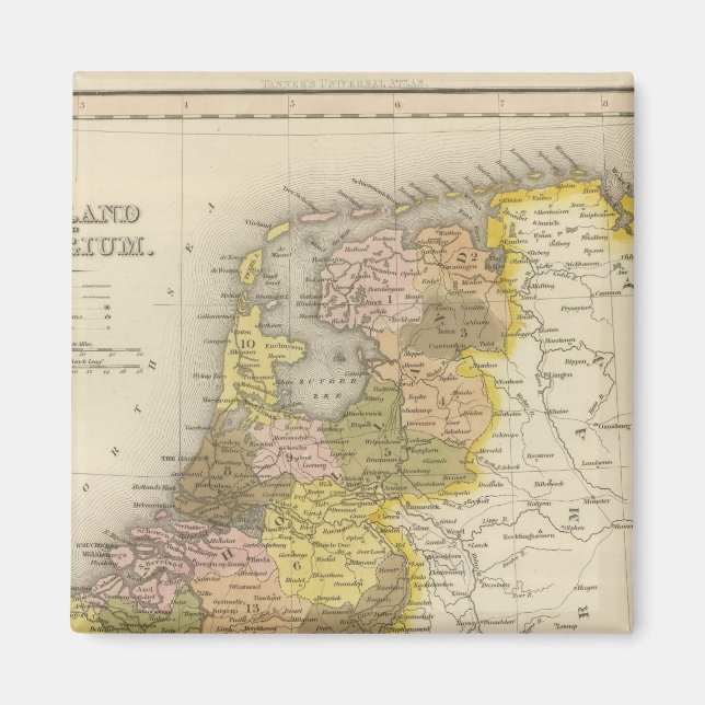 Nederländerna och Belgien 2 Magnet (Framsidan)