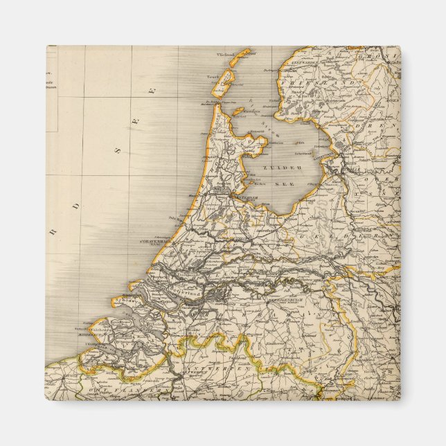 Nederländerna och Belgien 2 Magnet (Framsidan)