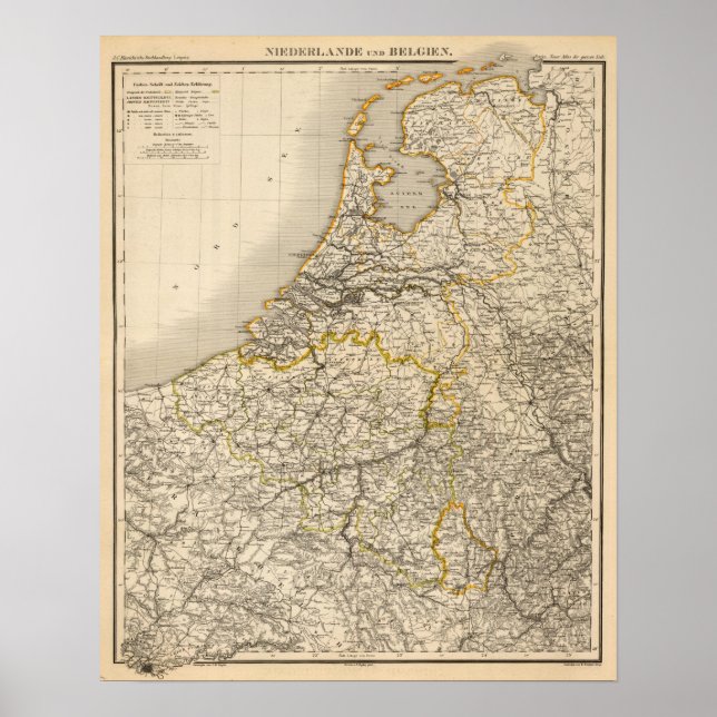 Nederländerna och Belgien 2 Poster (Framsidan)