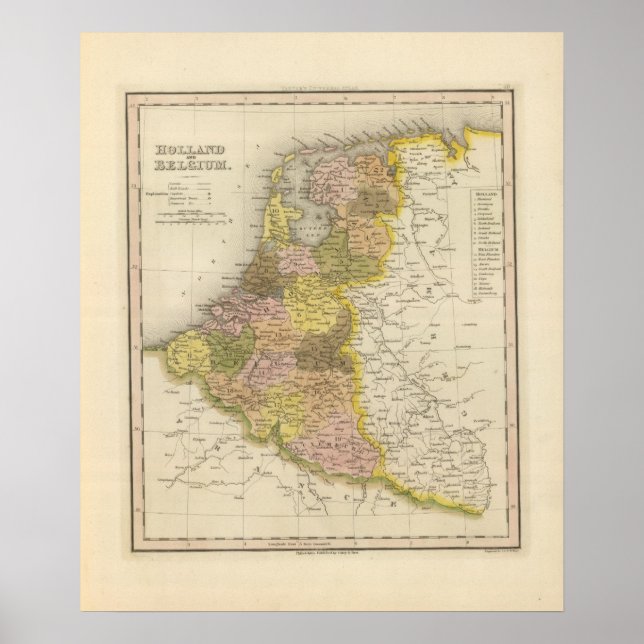 Nederländerna och Belgien 2 Poster (Framsidan)