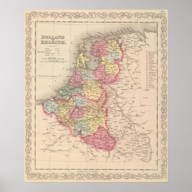 Nederländerna och Belgien 2 Poster (Framsidan)