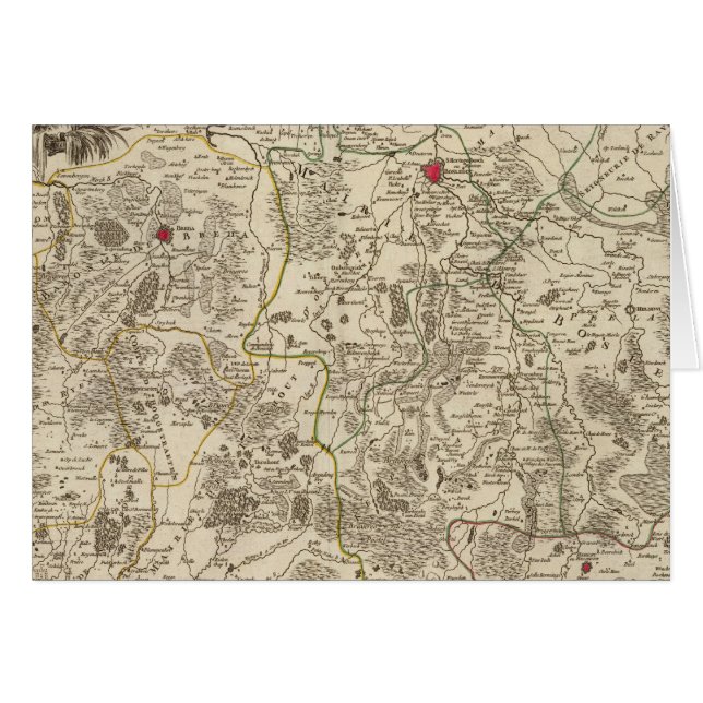 Nederländerna och Belgien 3 Hälsningskort (Framsidan Horizontal)