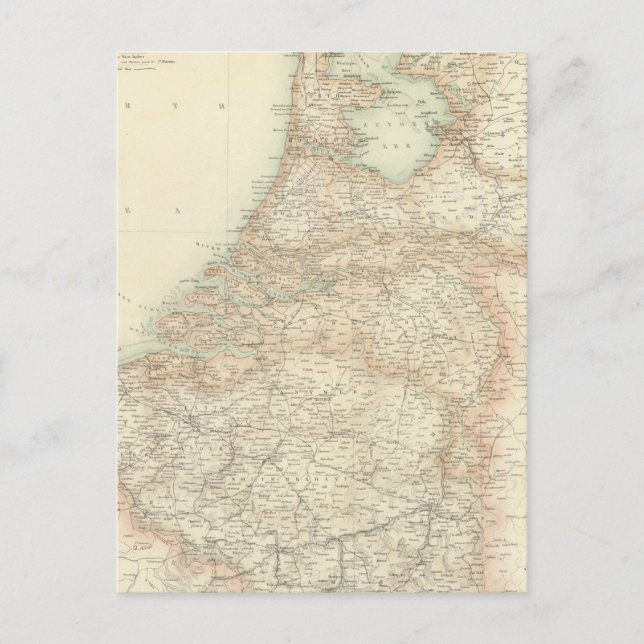Nederländerna och Belgien 3 Vykort (Framsida)