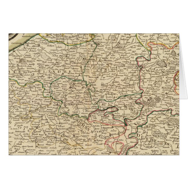 Nederländerna och Belgien Hälsningskort (Framsidan Horizontal)