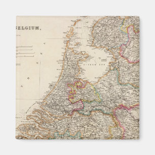 Nederländerna och Belgien Magnet