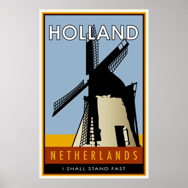 Nederländerna Poster (Framsidan)