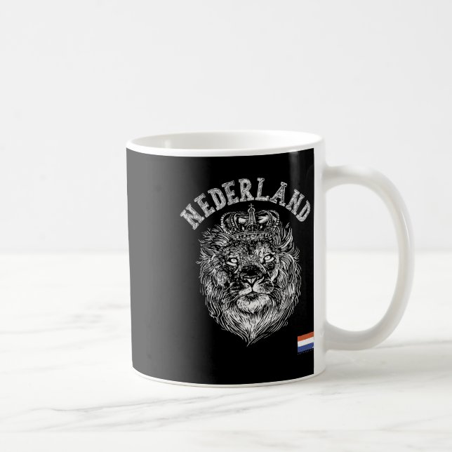 Nederländerna Reto Nederländerna Lejon Holland Hol Kaffemugg (Höger)