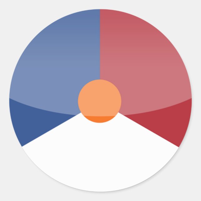 Nederländerna Runt Klistermärke (Framsida)
