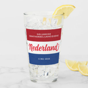 Nederländerna Självständighetsdag Nederländska fla Glaskopp
