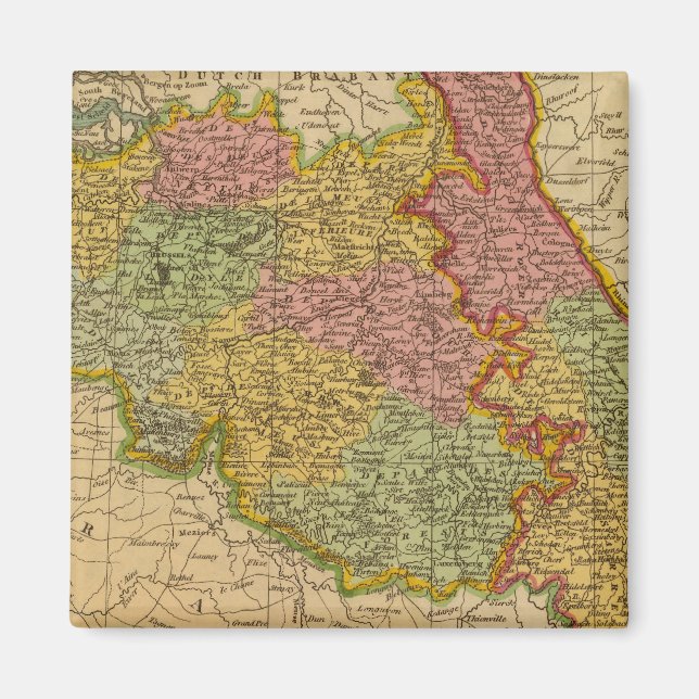 Nederländerna, Tyskland V Rhen Magnet (Framsidan)