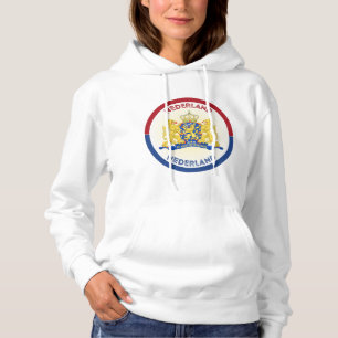 Nederländerna vapensköld cirkelform t shirt
