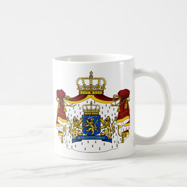 Nederländerna vapensköld kaffemugg (Höger)