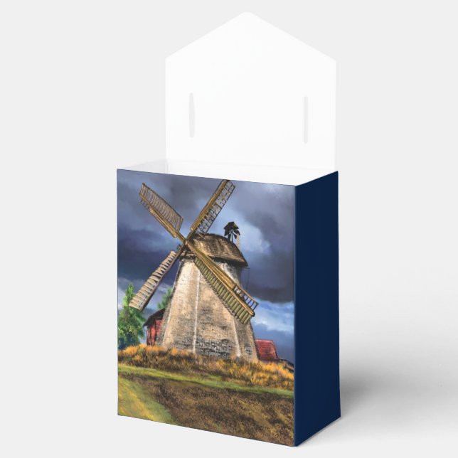 Nederländerna Vindkraftsgåva Box Presentaskar (Öppnad)