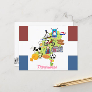 Nederländerna Vykort