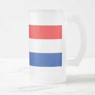 Nederländernaflagga Frostat Ölglas