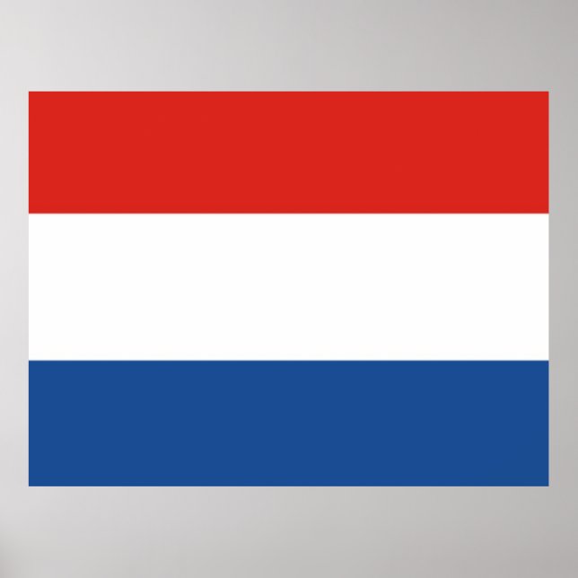Nederländernas flagga poster (Framsidan)