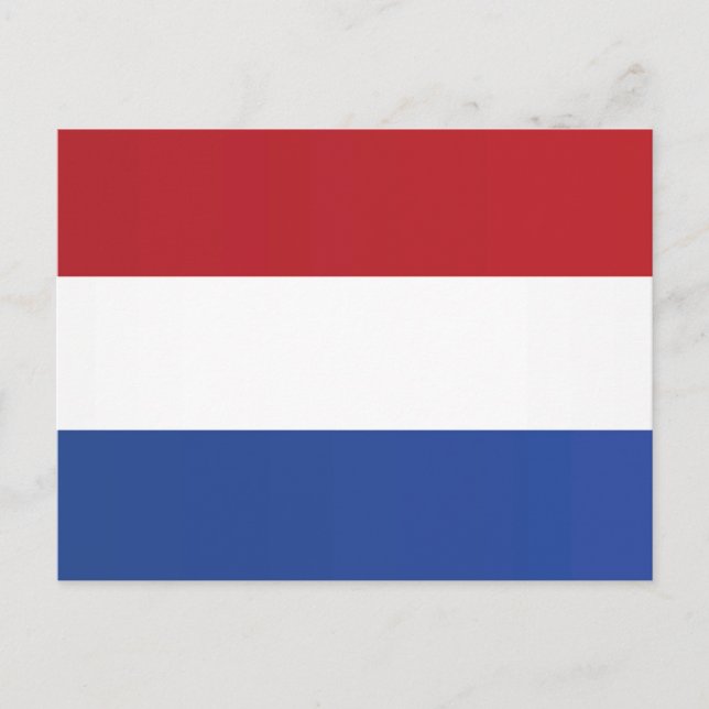 Nederländernas flagga vykort (Framsida)