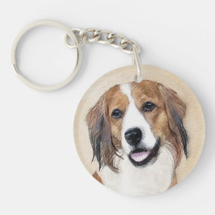 Nederlandse Kooikerhondje Painting - Hund Art