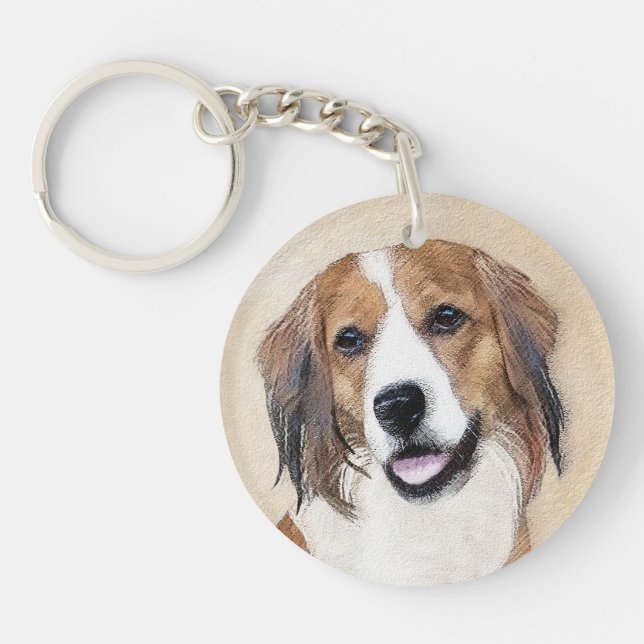 Nederlandse Kooikerhondje Painting - Hund Art (Framsidan)