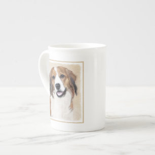 Nederlandse Kooikerhondje Painting - Hund Art Benporslin Mugg
