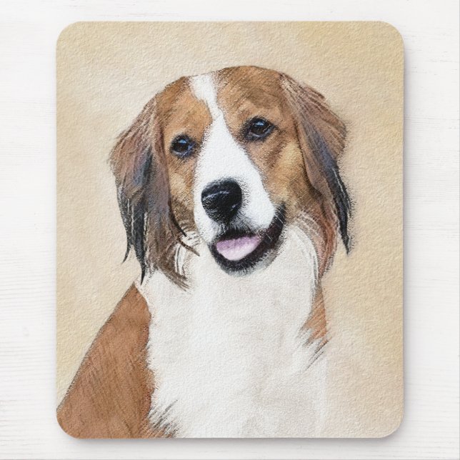 Nederlandse Kooikerhondje Painting - Hund Art Musmatta (Framsidan)