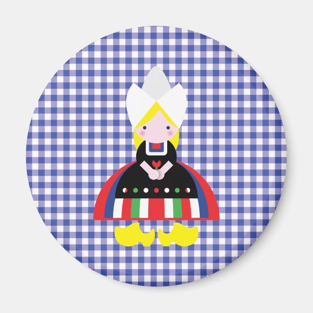 Nederländsk flicka magnet (Framsidan)