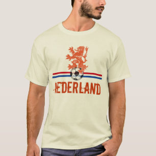 Nederländsk fotboll t-shirt