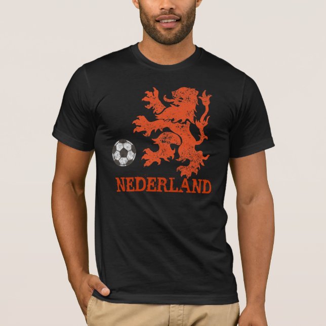 Nederländsk fotboll t-shirt (Framsida)
