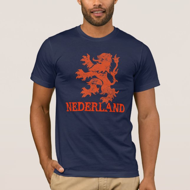 Nederländsk fotboll tee (Framsida)